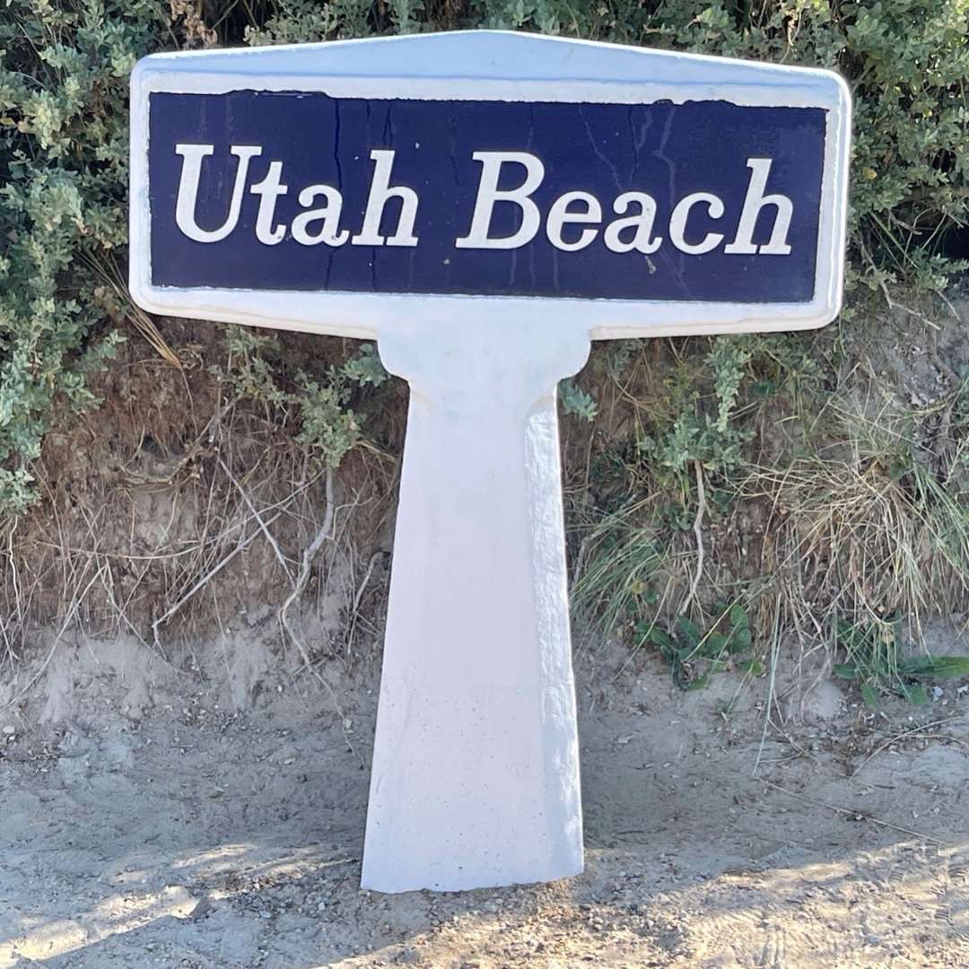 Utah Beach sign
